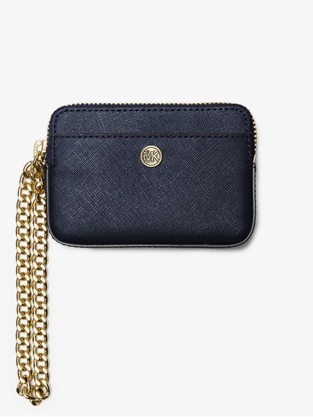 ✨ Michael Kors Jet Set Black Saffiano Leather Card Case Wristlet